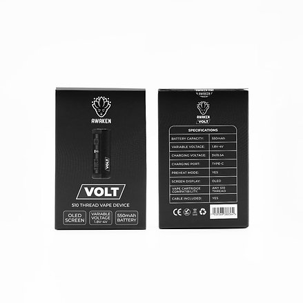 Awaken® Volt Rechargeable Vape Battery 550mAh